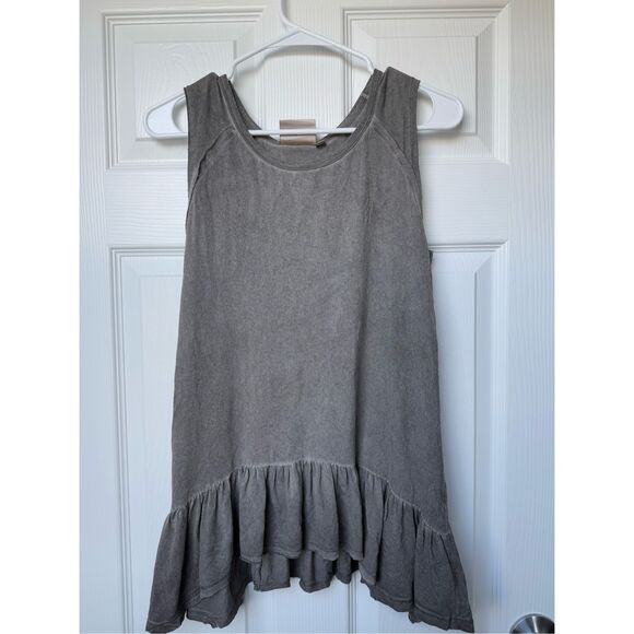 Dantelle Tops - Dantelle Tank Top Small Women's Gray Blouse Made in Turkey Babydoll